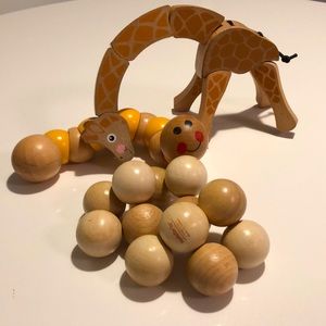 Wooden Baby Toy Bundle Melissa & Doug, Manhattan Toy Co